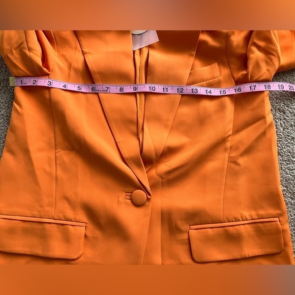 REVOLVE Camila Coelho Women's US XXS  Morena Classy Blazer Bright Orange - Picture 14 of 15